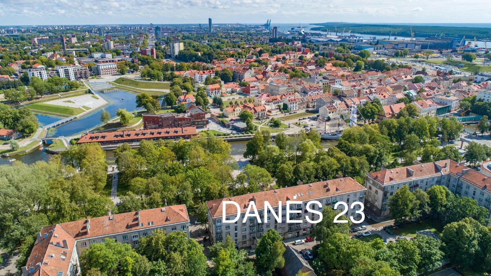 Danes23 - Self Check-in, Free Parking, Park And River View, Oldtown Lejlighed Klaipėda